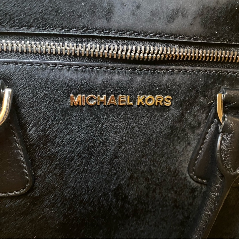 Michael Kors Black Leather Handbag